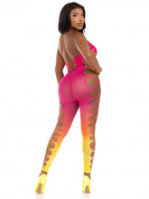 Load image into Gallery viewer, Ombre Footless Bodystocking - One Size Juniors - Sunset