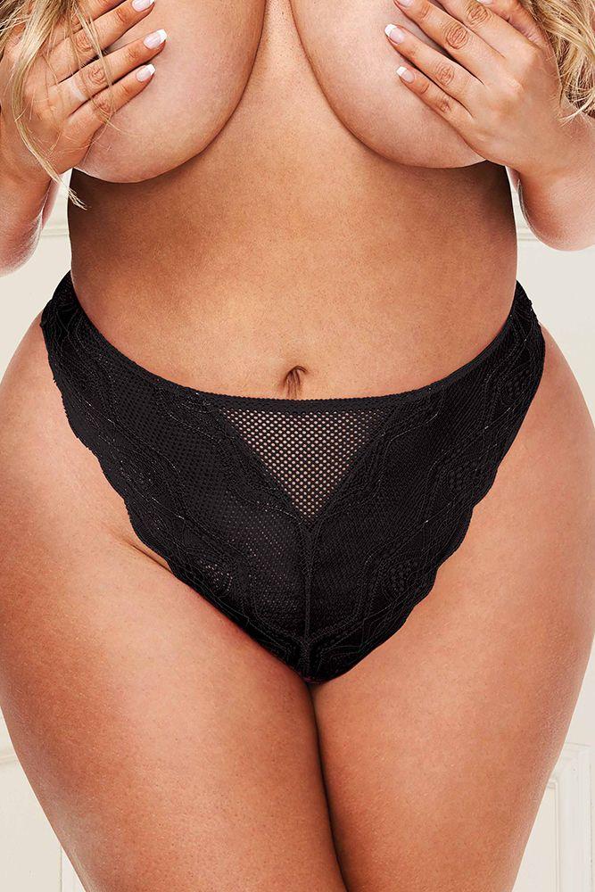 In your Lace Black Panty (1x/2x) (3x/4x)